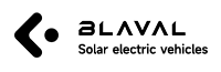 dystrybucja samochodów elektrycznych BLAVAL – logo w wersji czarnej